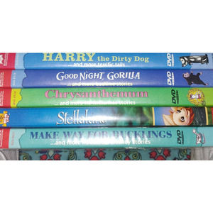 Scholastic Books DVD lot Story time